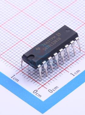 信号开关/编解码器/多路复用器 SN74LS247N DIP-16 TI全新原装进