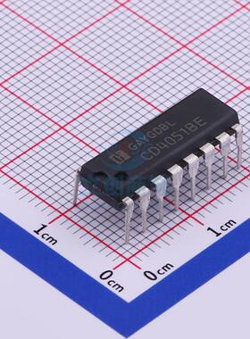 模拟开关/多路复用器 CD4051BE DIP-16 HGSEMI(华冠)