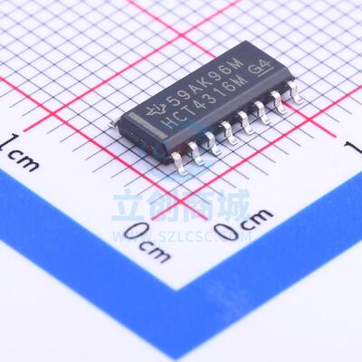 模拟开关/多路复用器 CD74HCT4316M SOIC-16_150mil TI()