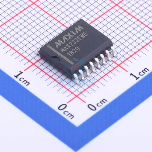 RS232芯片 MAX232EWE+ SOIC-16 MAXIM(美信)