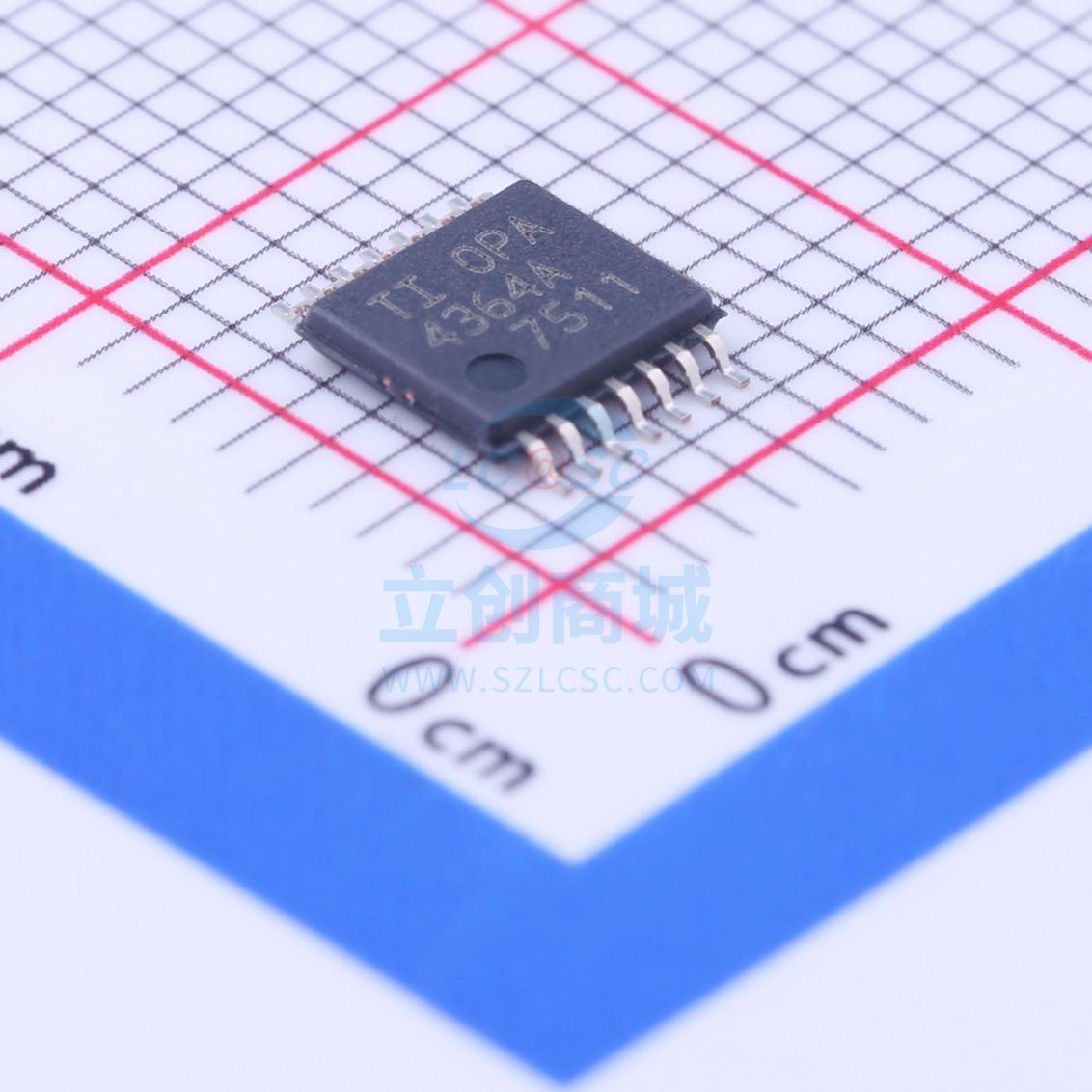 运算放大器 OPA4364AIPWT TSSOP-14 TI()
