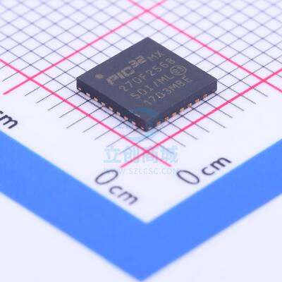 单片机(MCU/MPU/SOC) PIC32MX270F256B-50I/ML QFN-44 MIC 全新原