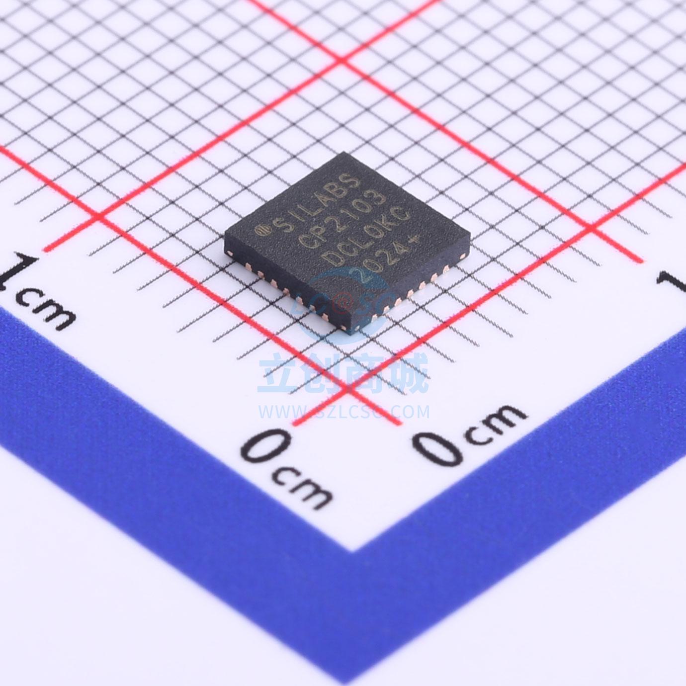 USB芯片 CP2103-GMR QFN-28 SILICON LABS(芯科)