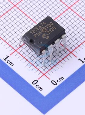 单片机(MCU/MPU/SOC) PIC12CE674-04I/P PDIP-8 MIC 全新原装进口