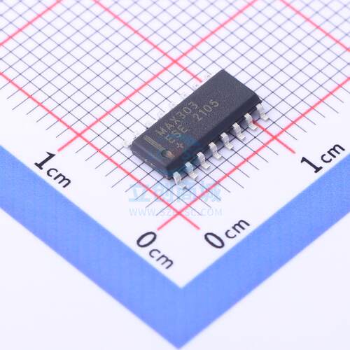 模拟开关/多路复用器 MAX303ESE+T SO-16 MAXIM(美信)