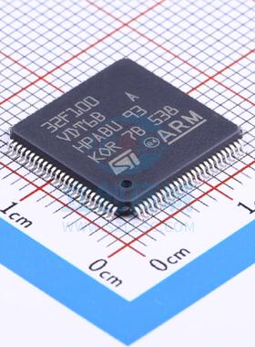 单片机(MCU/MPU/SOC) STM32F100VDT6B LQFP-100_14x14x05P ST 全