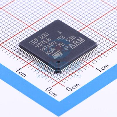 单片机(MCU/MPU/SOC) STM32F100VDT6B LQFP-100_14x14x05P ST 全