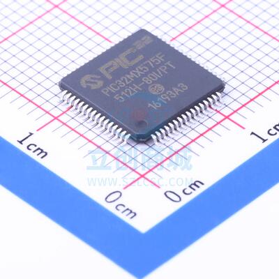 PIC32MX575F512H-80I/PT TQFP-64_10x10x05P MIC 全新原装进口