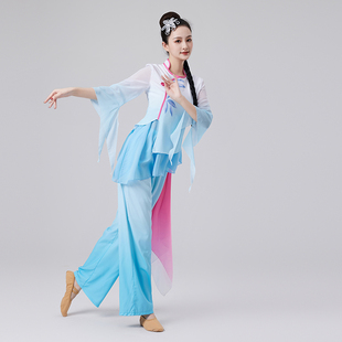 舞蹈服新成人秧歌演出服裝 2025采茶同款 中國風藝考古典舞表演服女
