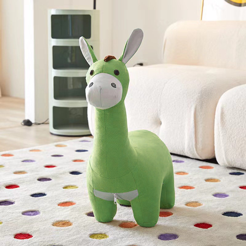 家用可爱毛驴凳子动物凳儿童萌宠凳客厅玄关换鞋凳卡通恐龙椅矮凳,住宅家具,卡通凳/异形凳,淘宝优惠券,粉丝福利购,淘宝优惠卷