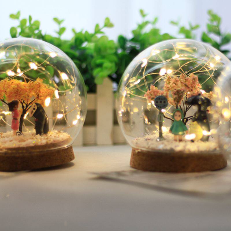 crystal ball Decoration girl A birthday present lovely luminescence Totoro Princeling Night light manual diy Production of materialsin the Home accessories , Decoration  category - from Buy2taobao.com to provide professional Taobao agent buy service