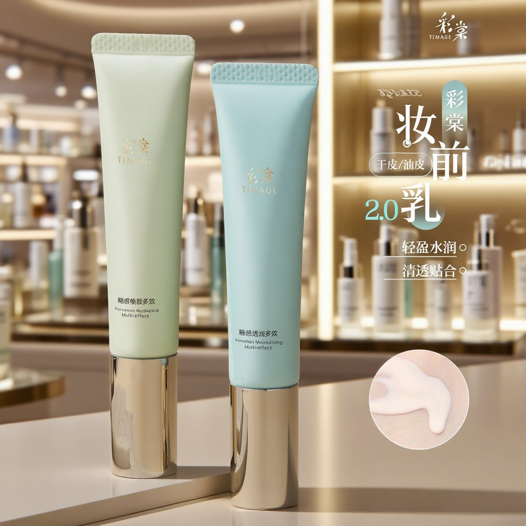 橘子郡彩棠妆前乳打底隔离霜控油保湿滋润隐形毛孔润色提亮TIMAGE