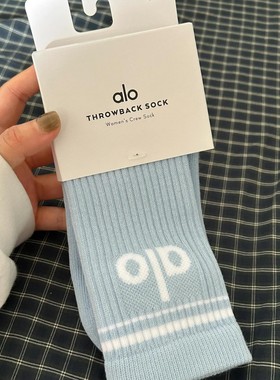 情侣袜子纯棉袜中筒运动时尚网红百搭网面男女四季纯买4双发5双