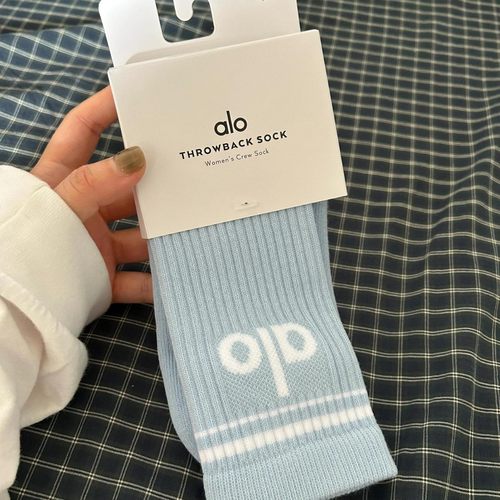 情侣袜子纯棉袜中筒运动时尚网红百搭网面男女四季纯买4双发5双