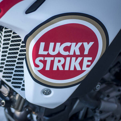反光防水摩托车13装饰贴盔贴花Strike彩头贴纸个性好Lucky