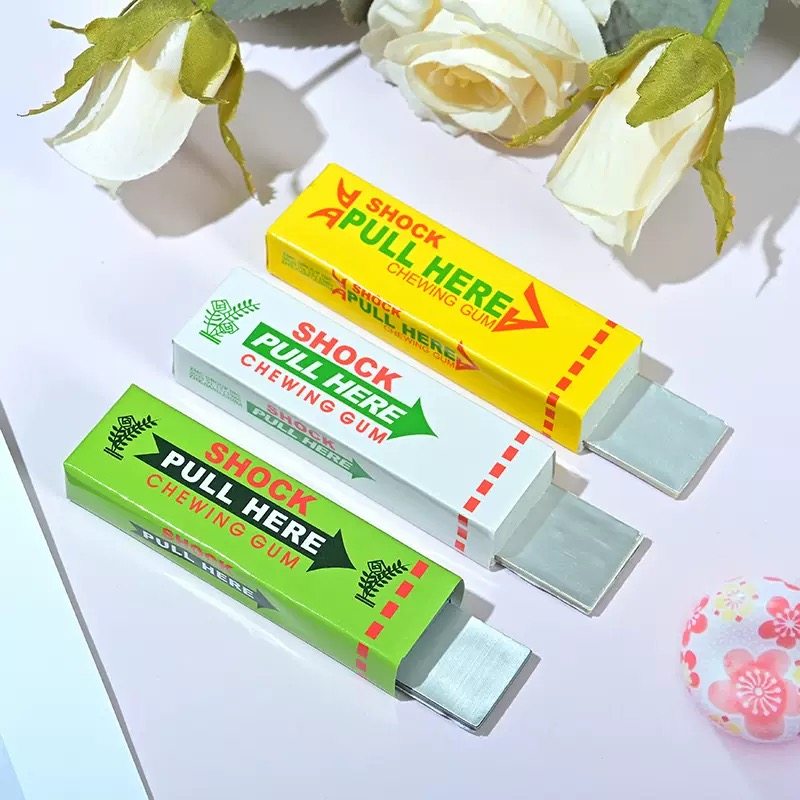 电人口香糖愚人节搞怪触电创意搞笑整蛊神器玩具网红新品恶作剧