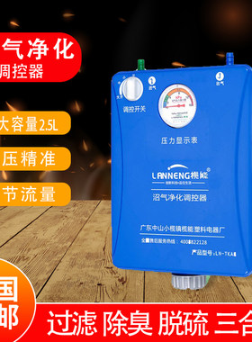 沼气脱硫净化器沼气三合一脱硫过滤器除臭防腐蚀脱硫调控器表配件