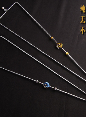 原创高档挂件玉佩绳子手工佛牌链