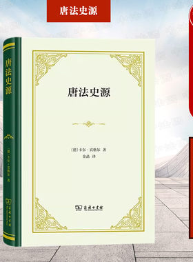 正版 唐法史源 宾格尔 商务印书馆 唐代刑法志立法体例法律形式刑案判决 唐代法渊源解释 中华法文化根基 西方汉学唐代法律史书籍