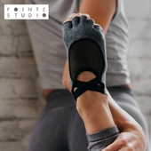 五指瑜伽袜PointeStudio露趾Clean系列专业普拉提袜高端防滑袜夏