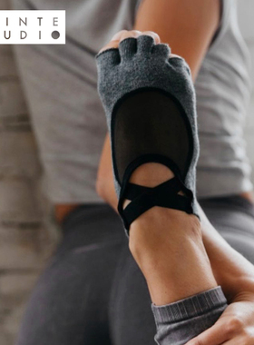 五指瑜伽袜PointeStudio露趾Clean系列专业普拉提袜高端防滑袜夏