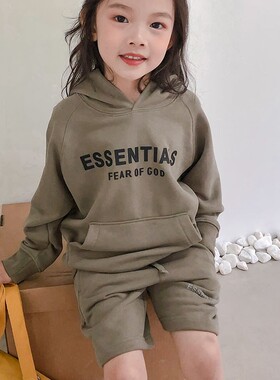 FOG Essentials KIDS儿童潮牌休闲男休闲连帽卫衣女春秋童装