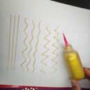 金线膏料免调学生手工挤线针管立线笔金色沥粉画颜料沥粉膏立德粉