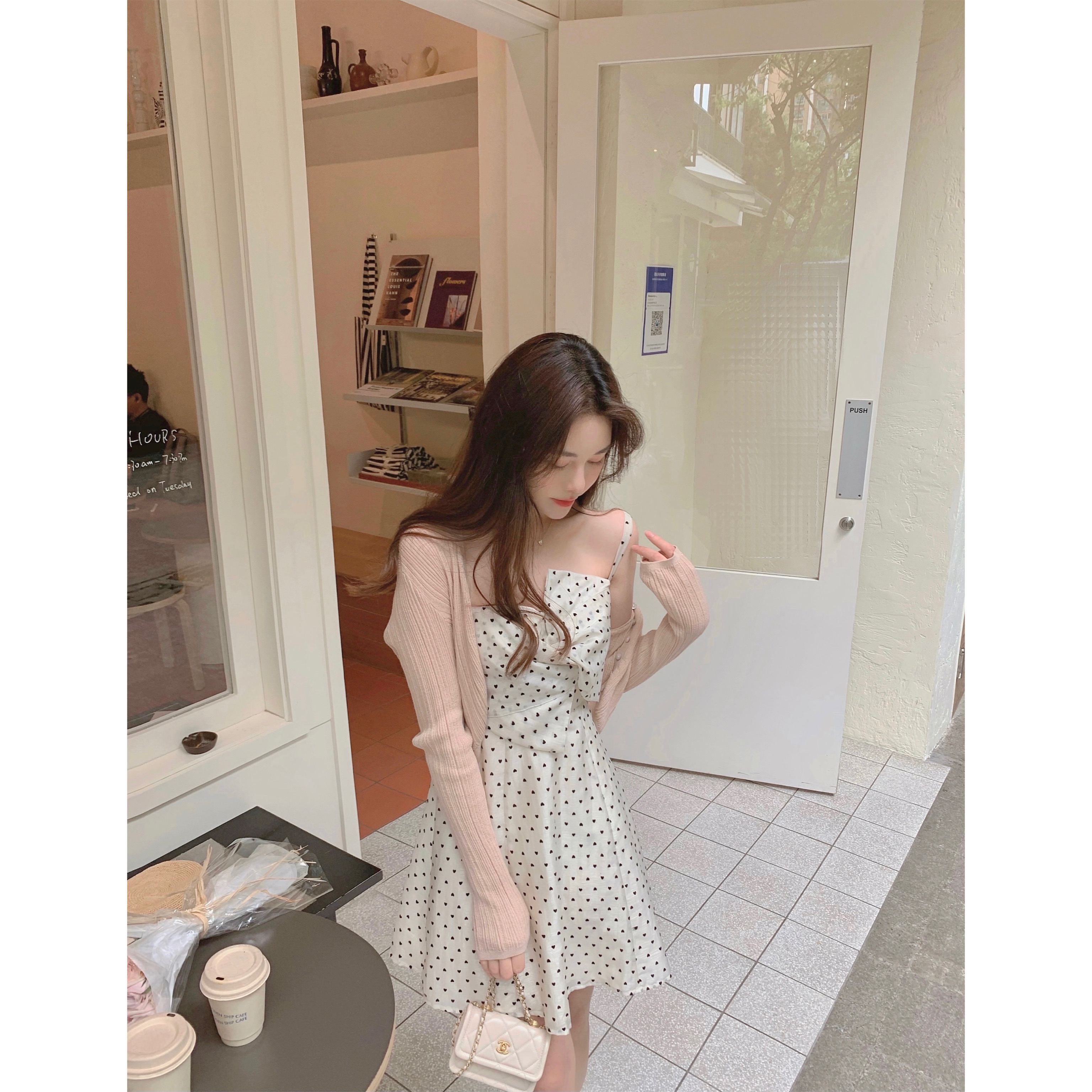 YYSTUFF/「闭店2折福利」夏日女友 打结吊带连衣裙