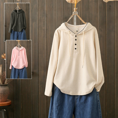 春秋200斤叠穿连帽卫衣打底衫