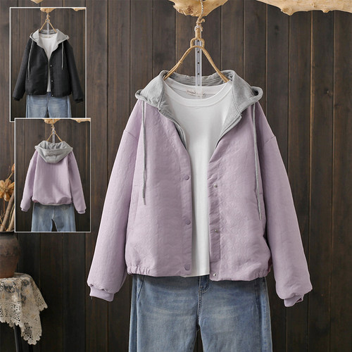 春秋大码200斤连帽卫衣外套