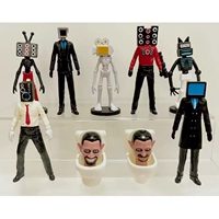 [9 моделей] Туалетные люди против монитора рука в руке