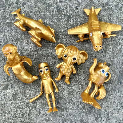 黄金版抽象ai外国山海经模型手办