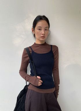 【EVERTRUE】羊毛吊带针织衫女2025秋新款韩版打底无袖背心35271