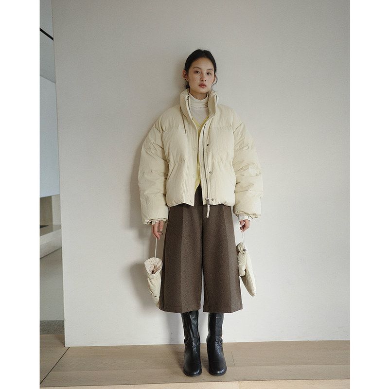 EVERTRUE90白鸭绒羽绒服女冬季