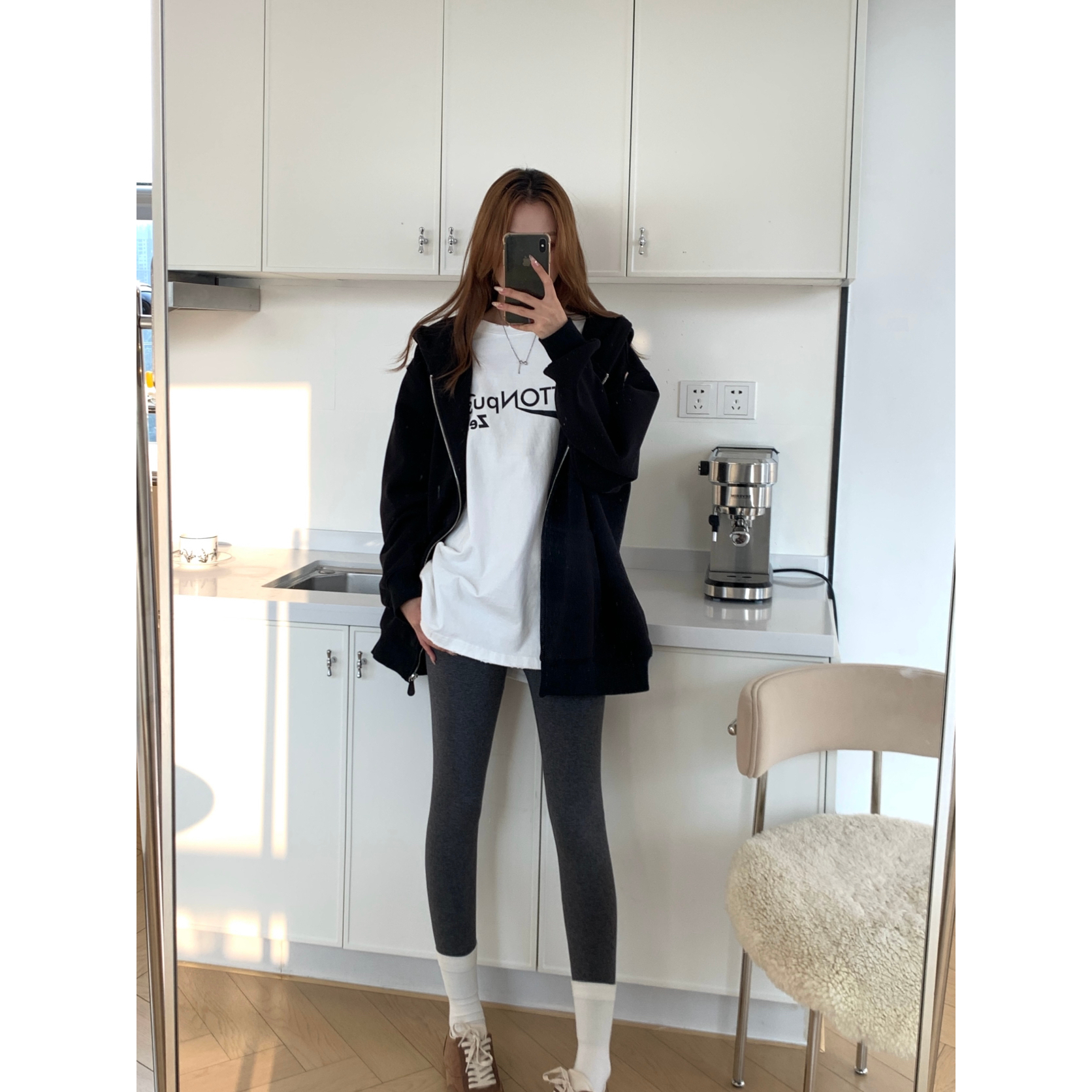 11AN-正品 韩版基础百搭显瘦修身不掉裆打底裤女A61783