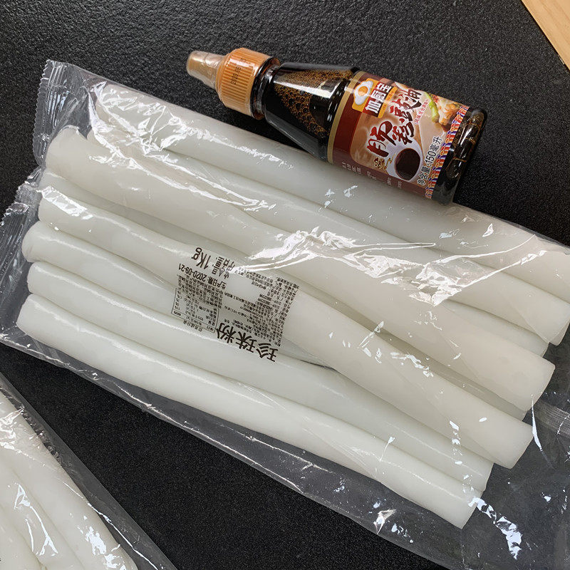广东小吃猪肠粉混酱肠粉新鲜肠粉圆肠粉卷粉珍珠粉5斤包邮