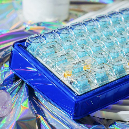 Ainbell【Base68-蓝色系】键盘客制化机械热插拔三模DIY换装