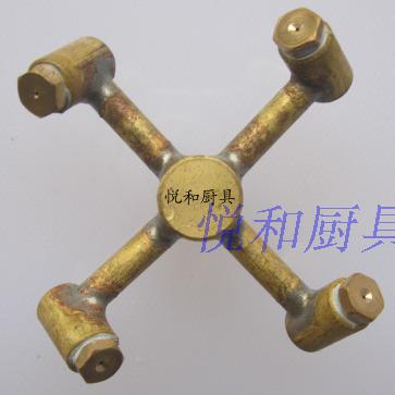 原厂康朗宝旋风炉头3叉4叉旋风炉心铜质炉芯炉咀头中压猛火炉配件