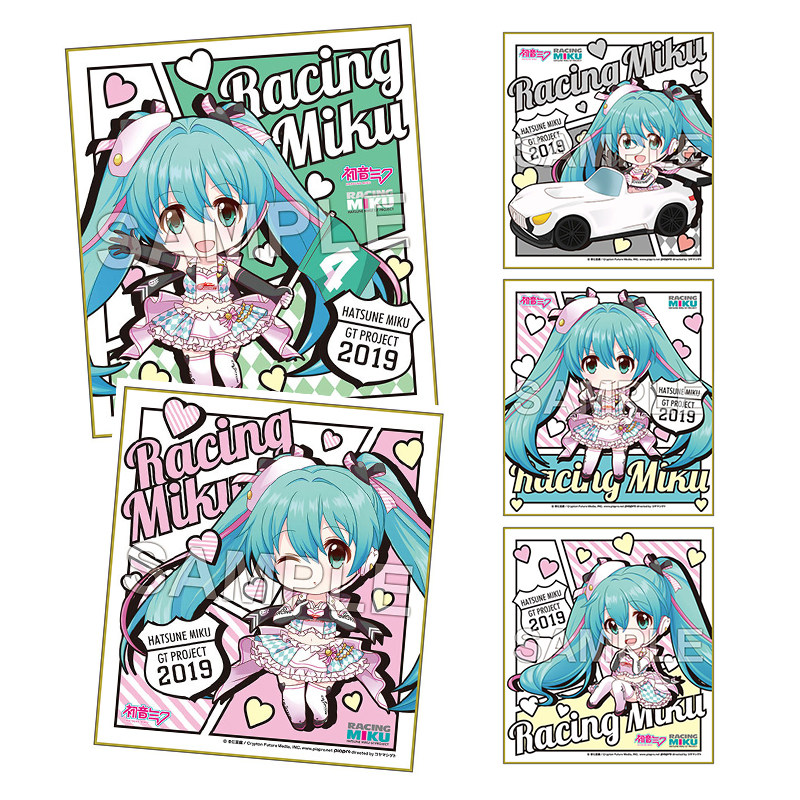 初音未来v家miku2019日本正版纪念收藏色纸