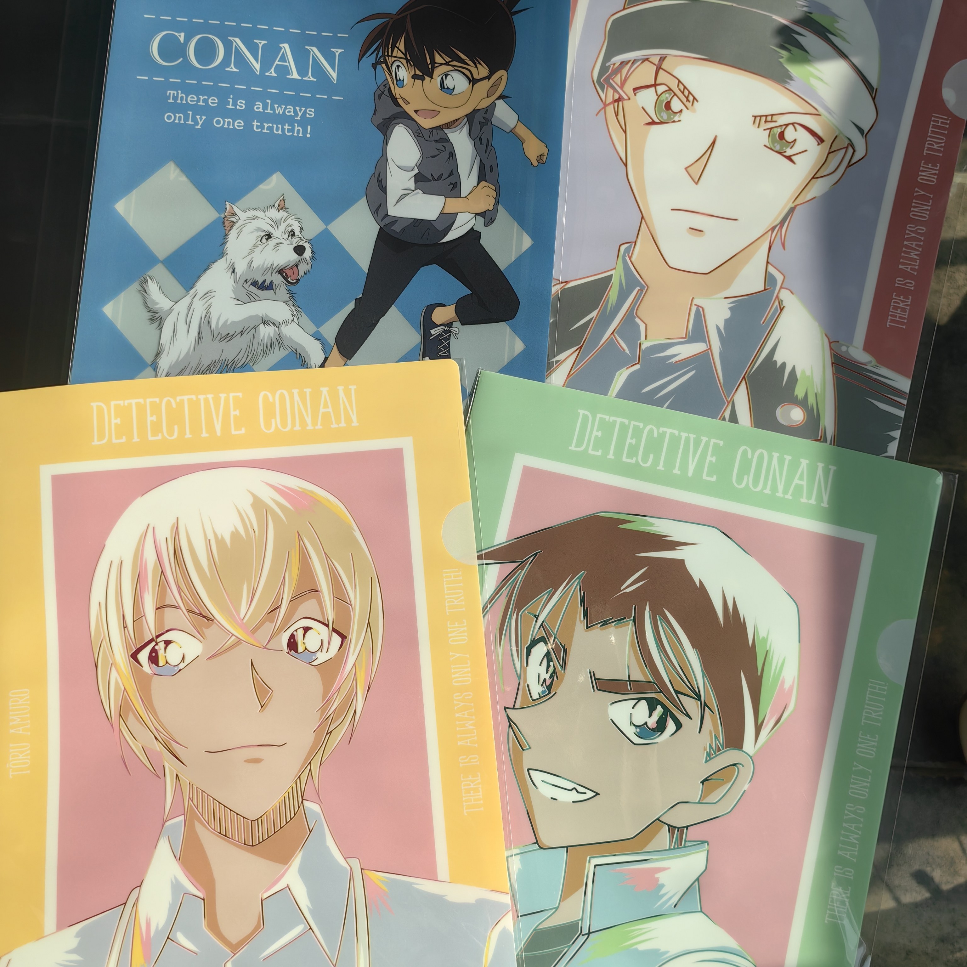 【包邮】【日本正版】名侦探柯南周边文件夹安室透平次赤井秀一