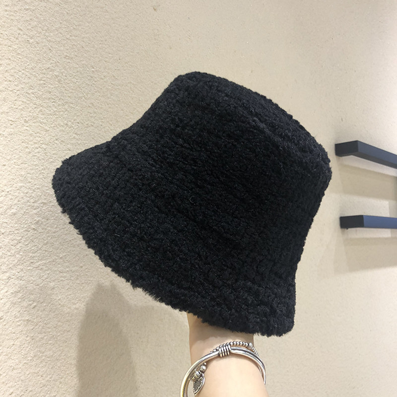 韩版纯色冬款羊羔毛绒厚盆帽子女日系网红百搭潮渔夫帽防寒保暖帽,服饰配件/皮带/帽子/围巾,帽子,淘宝优惠券,粉丝福利购,淘宝优惠卷
