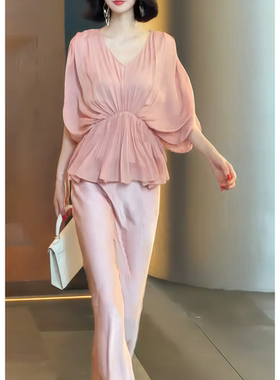 气质女士上衣半裙服饰两件套装