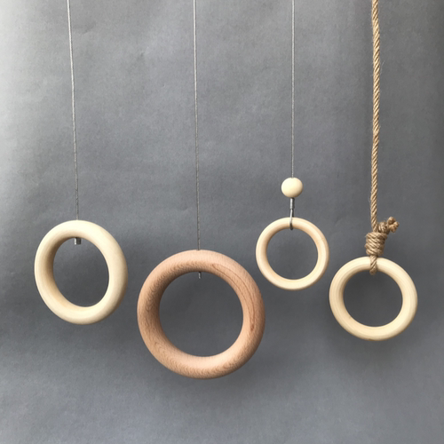 服装店吊环挂钩上墙展示架钢丝绳挂衣圈壁挂童装女装衣架陈列展示