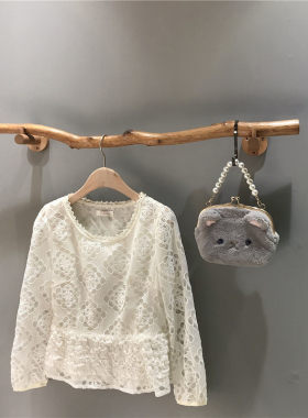 服装店树枝衣架墙上挂衣架壁挂女装衣服展示架正挂童装店装修货架