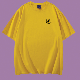 武术太极阴阳八卦图案T恤短袖太极表演衣服中国风男女款道系定制