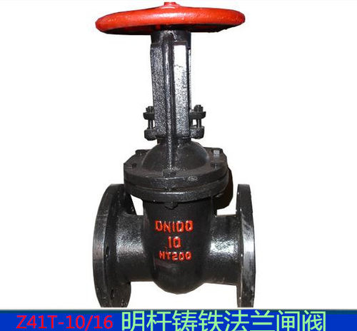 Z41T-16/10明杆法兰闸阀 铸铁铜芯闸板阀 手动阀门 铸铁法兰闸阀