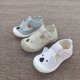 婴幼宝学步鞋 秋季 软底防滑男女童丁字口透气软底布面 足圣童鞋 推荐