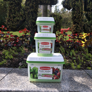 乐柏美保鲜盒水果盒冰箱收纳盒家用果蔬保鲜盒大容量