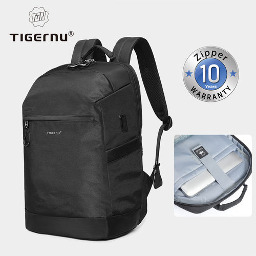 TIGERNU正品旅行商务男双肩背包