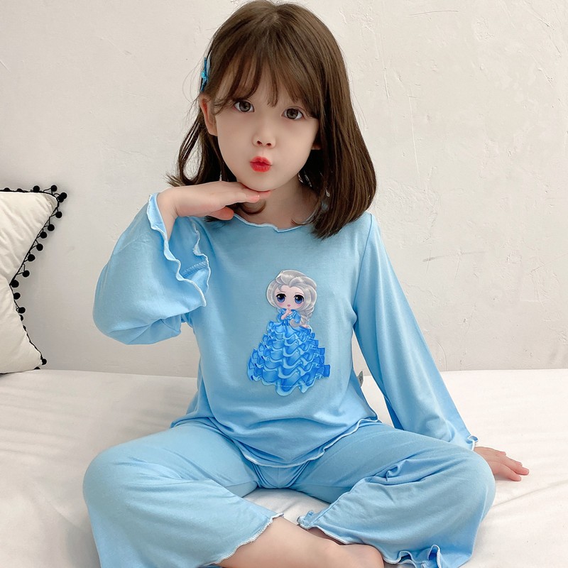 冰雪奇缘爱莎纯棉家居服